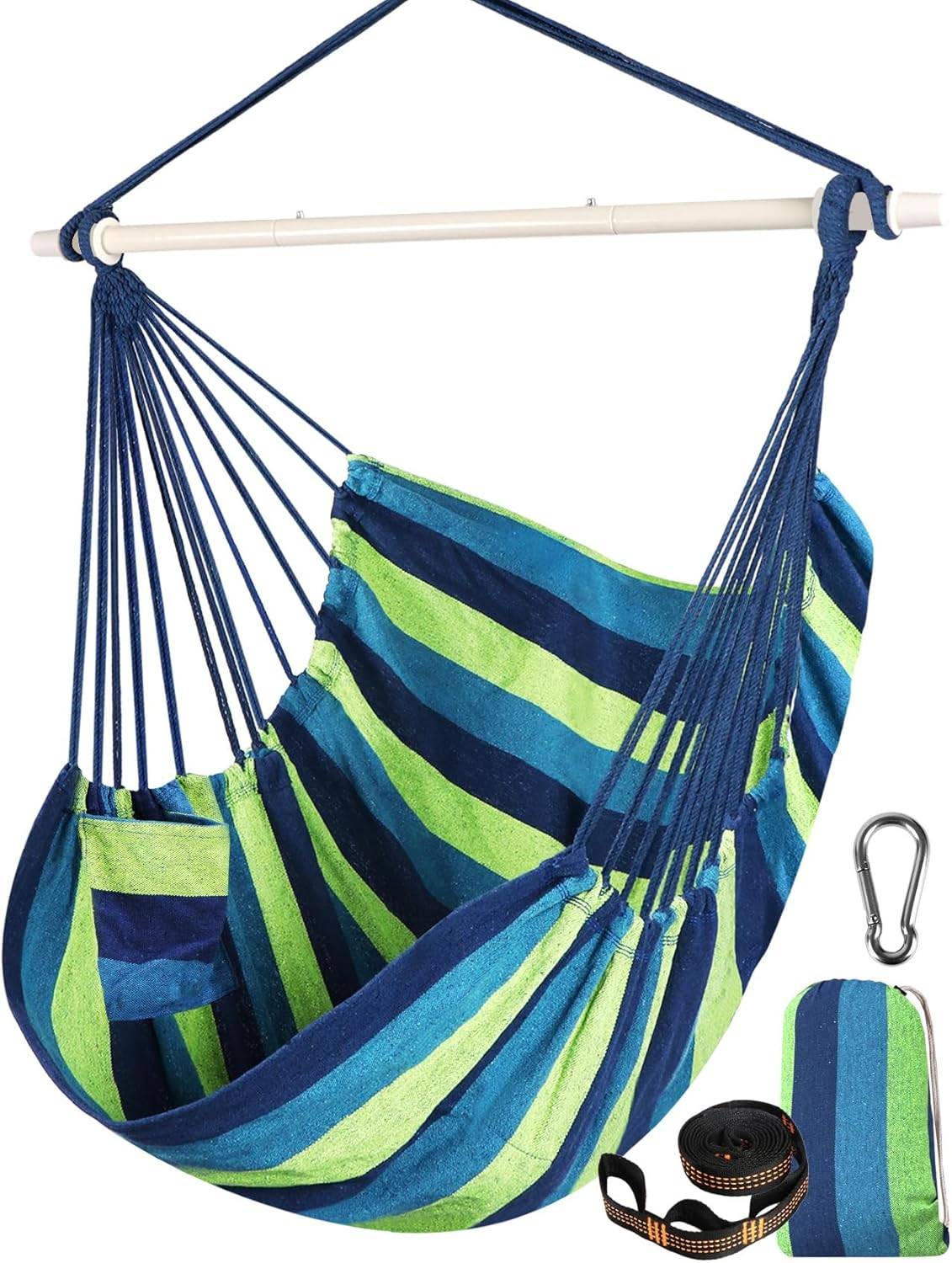 Sans Marque - Hamac portable en toile colorée - Image 1