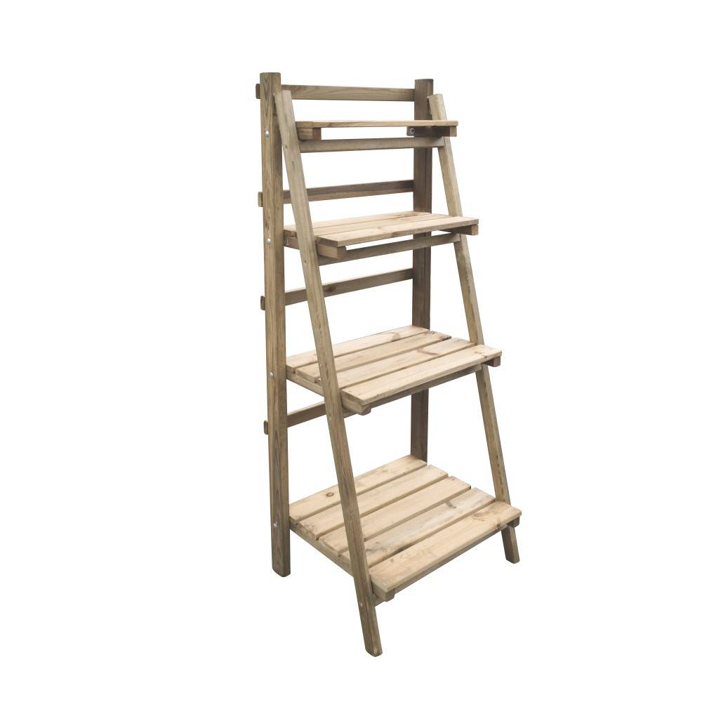 Jardipolys - Etagère pliable GIZEH 58 x 44 x H. 140 cm - pin classe 3 FSC ® Jardipolys - Image 1