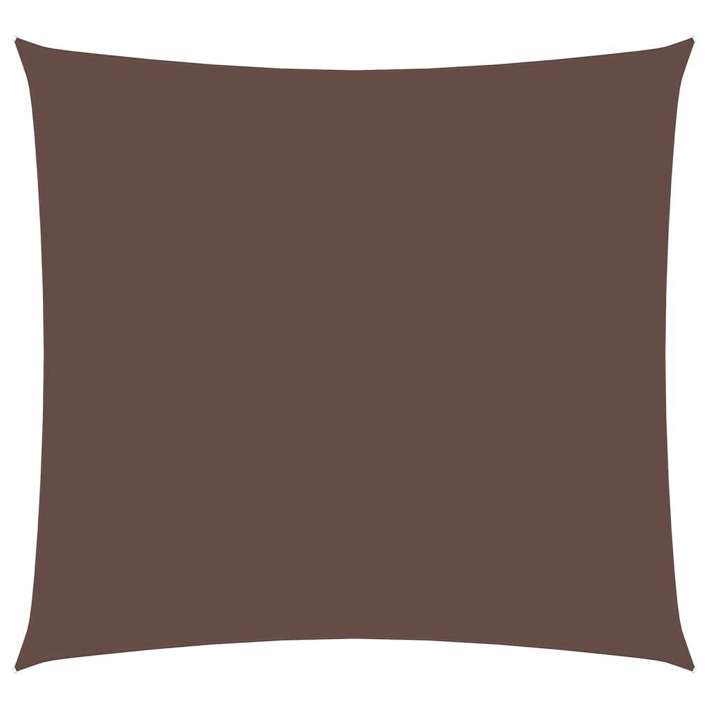 Voile de parasol - accessoire parasol - Tissu de remplacement pour parasol tissu oxford carré 5x5 m marron - MEUBLE PRO - Image 1