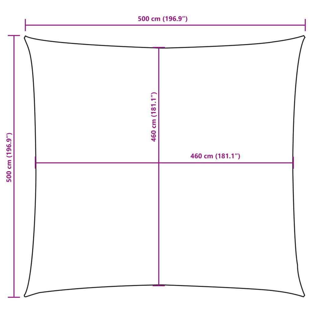 Voile de parasol - accessoire parasol - Tissu de remplacement pour parasol tissu oxford carré 5x5 m marron - MEUBLE PRO - Image 10