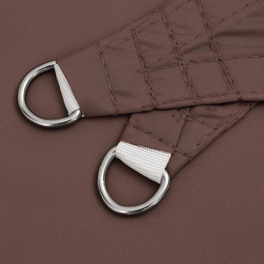 Voile de parasol - accessoire parasol - Tissu de remplacement pour parasol tissu oxford carré 5x5 m marron - MEUBLE PRO - Image 6