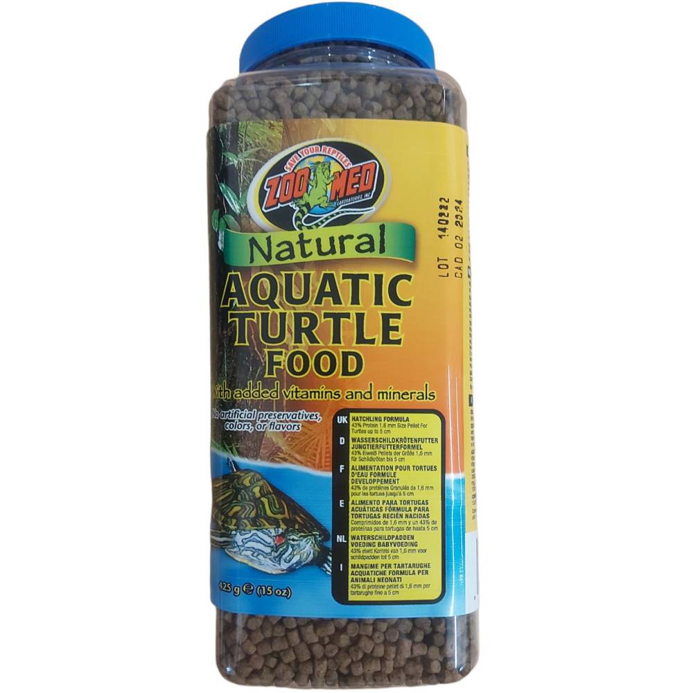 Zoomed - Zoo Med - Nourriture pour tortues aquatiques – Formule pour nouveau-nés 425g - Image 1