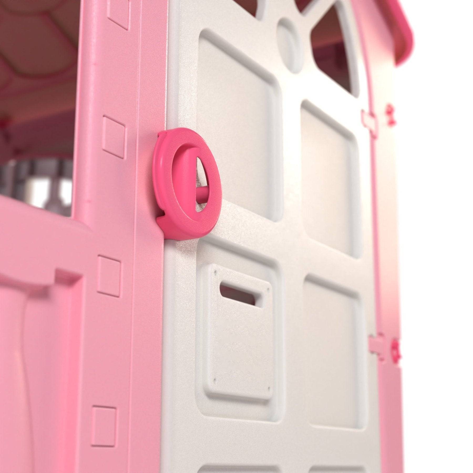 Maisonnette cabane plastique rose BARBE A PAPA - Image 9