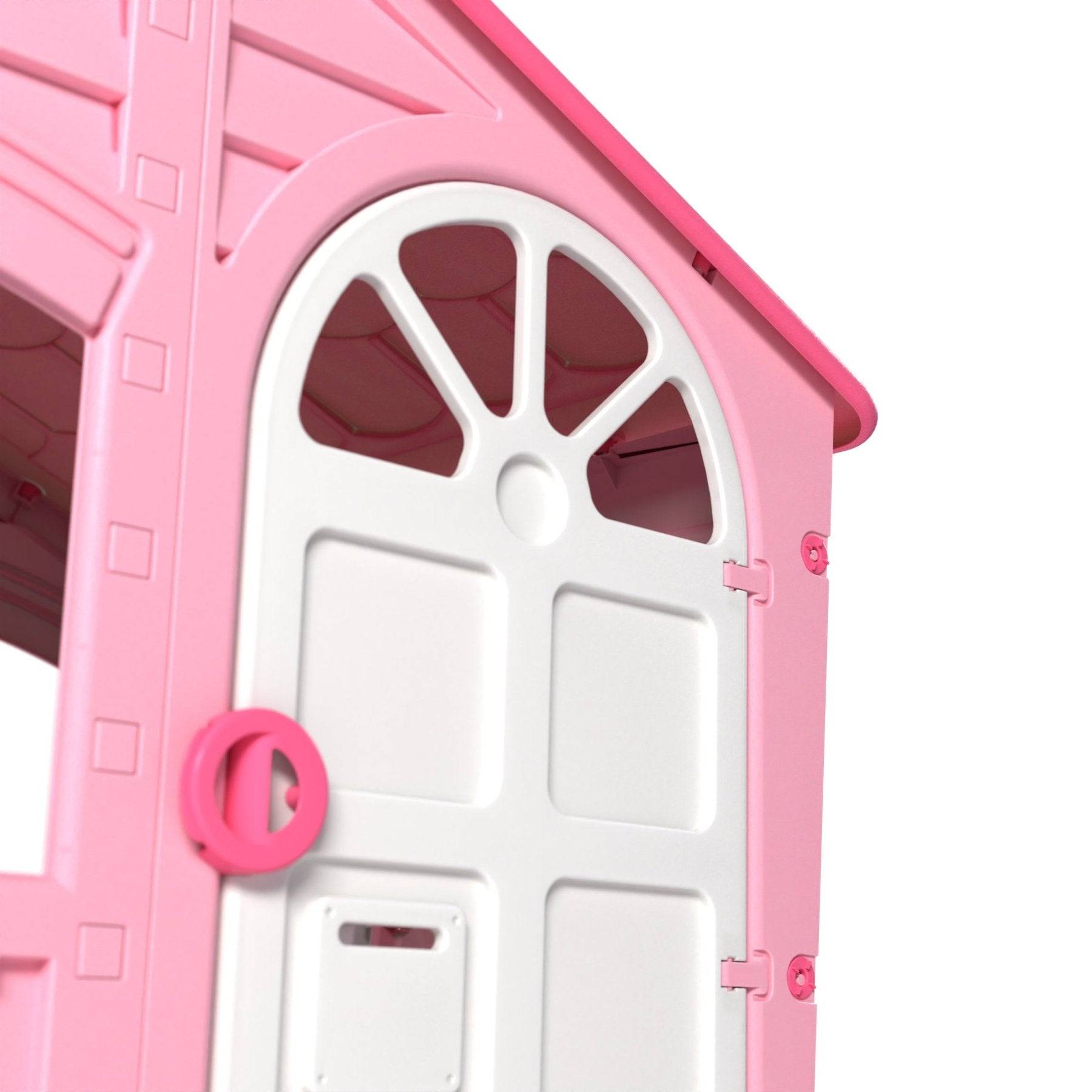 Maisonnette cabane plastique rose BARBE A PAPA - Image 7