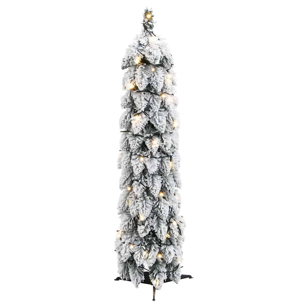 Vidaxl - Sapin de Noël artificiel pré-éclairé avec 45 LED/neige floquée vidaXL 357695 - Image 7
