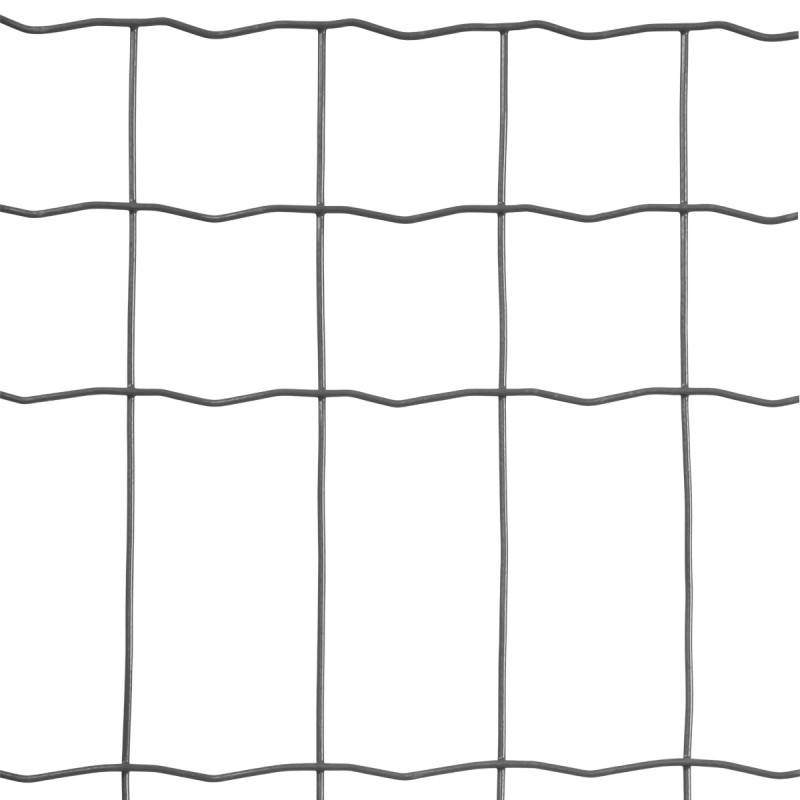 Grillage soudé en rouleau H1m00 x L25m fil 2.5mm maille 100x50 mm Gris anthracite - Easy Clôture - Image 4