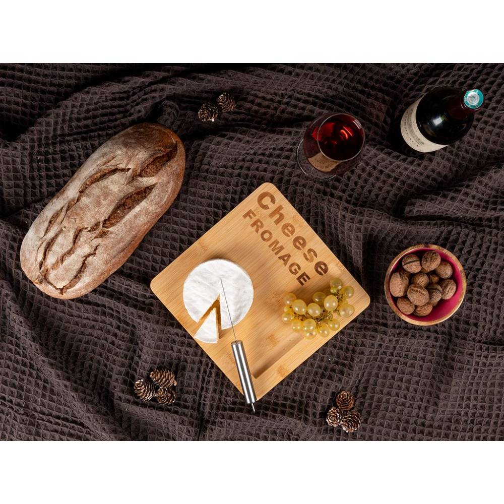 Aubry Gaspard - Plateau de fromage en bambou avec couteau - Image 2