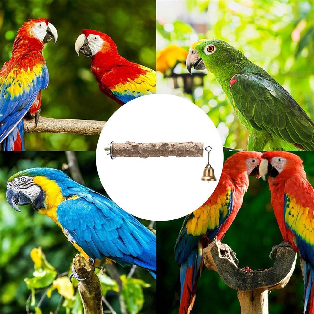Perchoir en bois pour cage à oiseaux DtopbuyAge - Image 2
