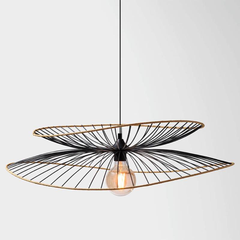 Suspension métal et rotin Alara D69 Atmosphera - Image 3
