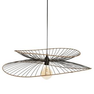 Suspension métal et rotin Alara D69 Atmosphera