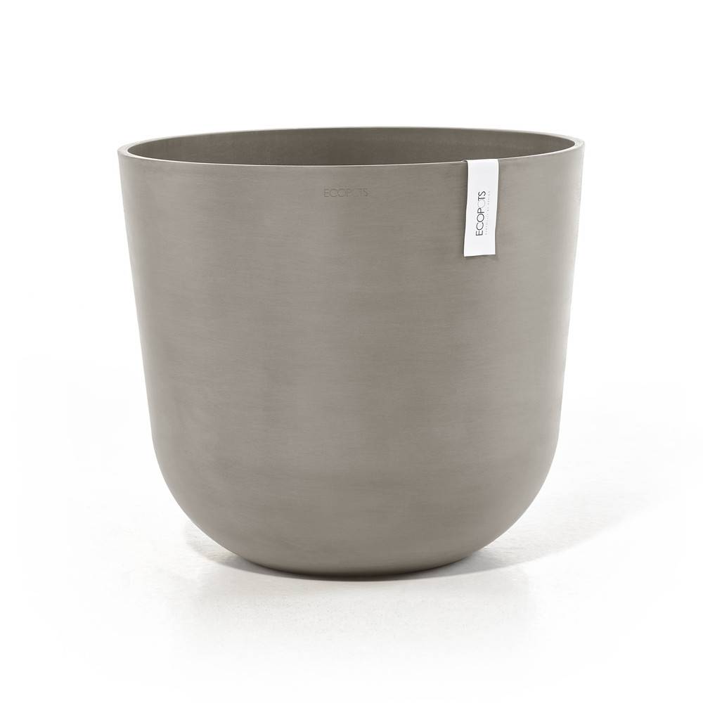 Ecopots - Pot Rond Oslo 55 Taupe - Ø 55 x H. 47,9 cm - 85,6 L ECOPOTS - Image 1