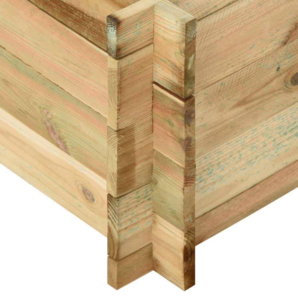Helloshop26 - Jardinière pour légumes bois de pin imprégné 120 x 120 x 40 cm - Image 4