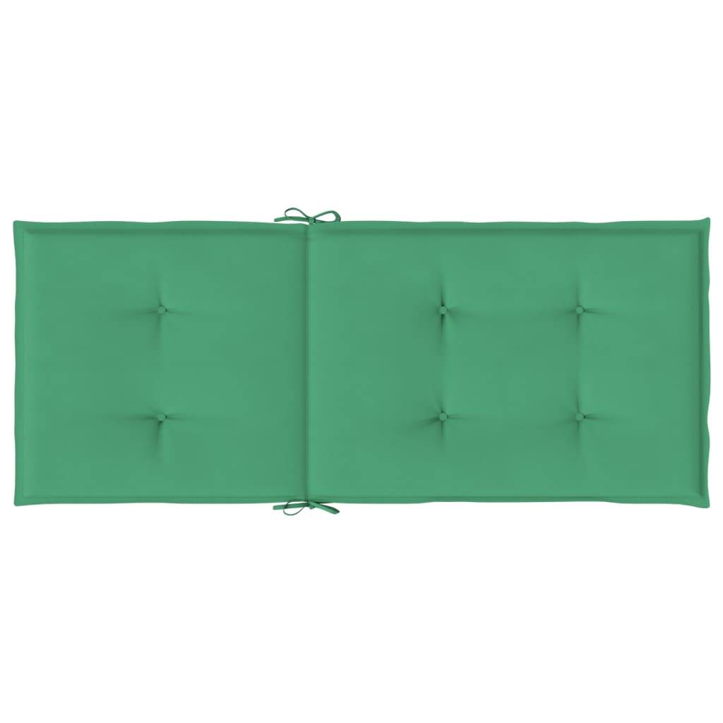 Prolenta Premium - Coussins de chaise de jardin polyester vert 120 x 50 x 3 cm - Prolenta premium p334.0 - Image 7