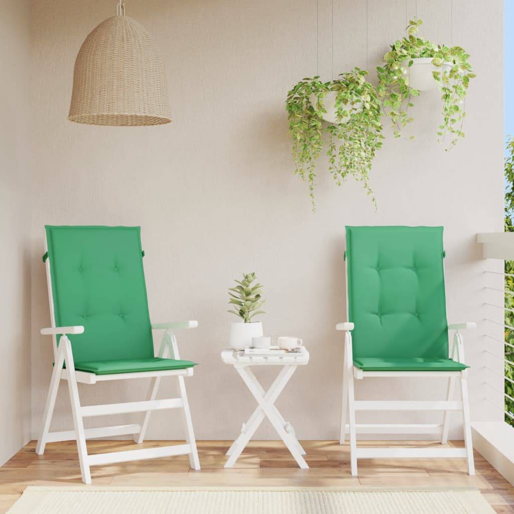 Prolenta Premium - Coussins de chaise de jardin polyester vert 120 x 50 x 3 cm - Prolenta premium p334.0 - Image 2