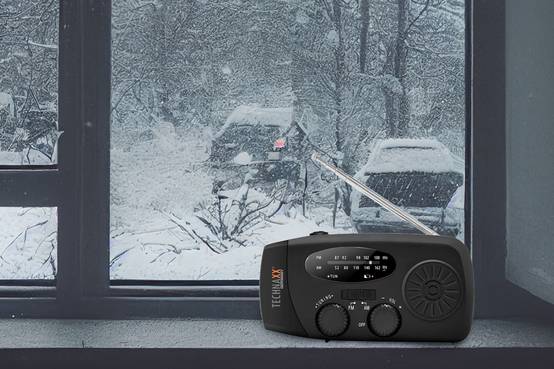 TECHNAXX - RADIO ET LAMPE SOLAIRE + MANIVELLE - Image 7