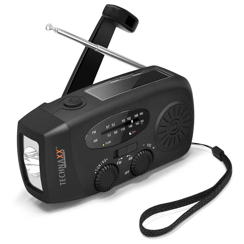 TECHNAXX -  RADIO ET LAMPE SOLAIRE + MANIVELLE - Image 2