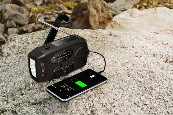 TECHNAXX - RADIO ET LAMPE SOLAIRE + MANIVELLE - Image 6
