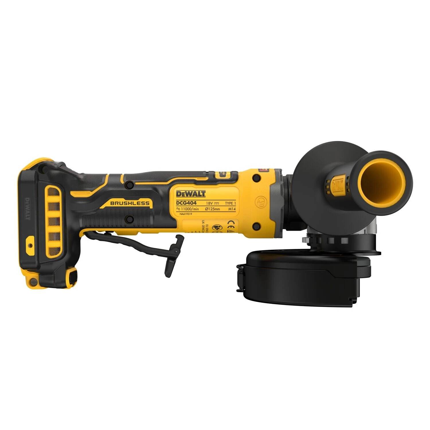 Meuleuse compacte 125 mm XR 18V Brushless - DEVALT - Sans batterie, ni charger coffret TSTAK - DCG404NT-XJ - Image 5
