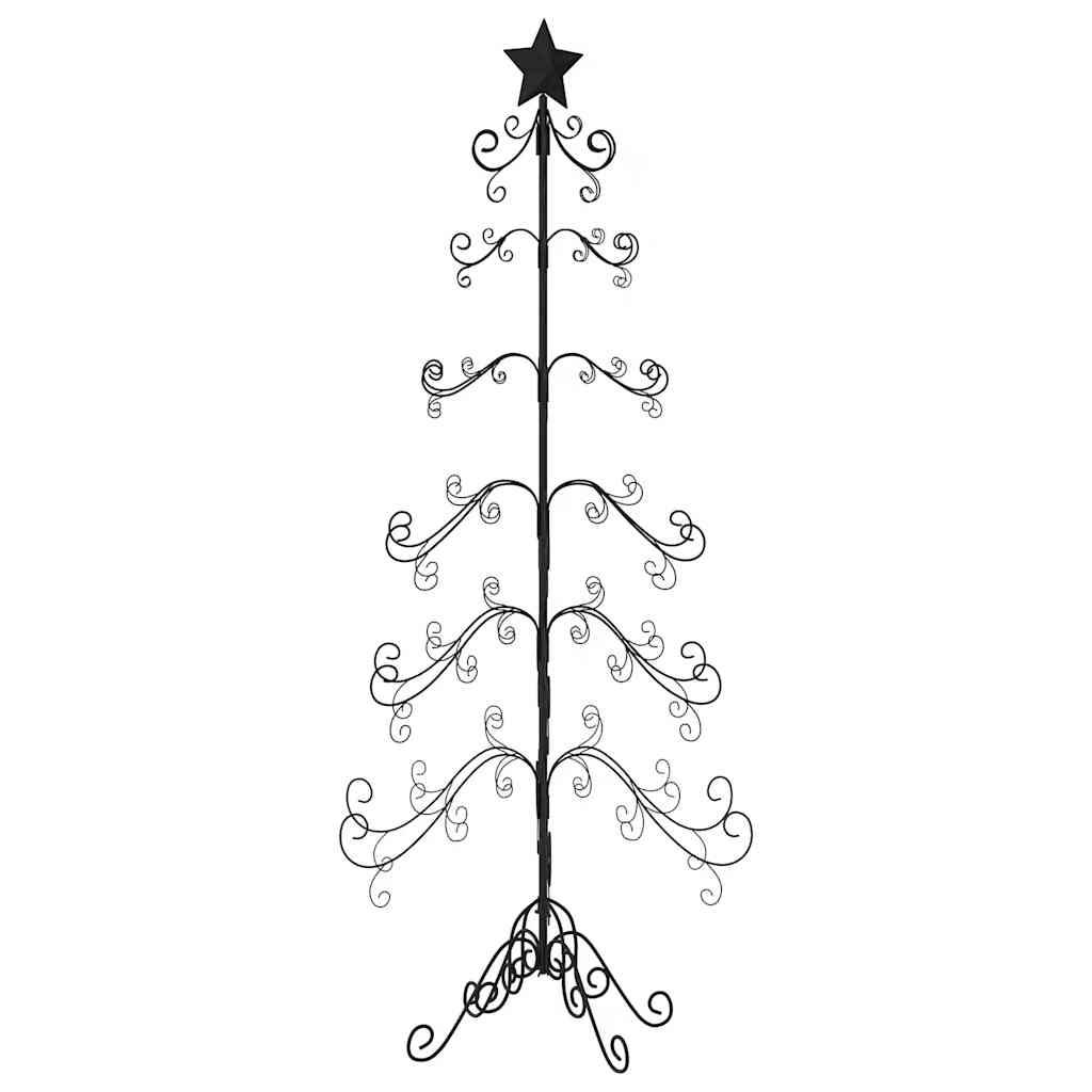 Prolenta Premium - Sapin de noel en bois Paul-Louis-René Noir 65 X 65 cm - P87209N - Image 5