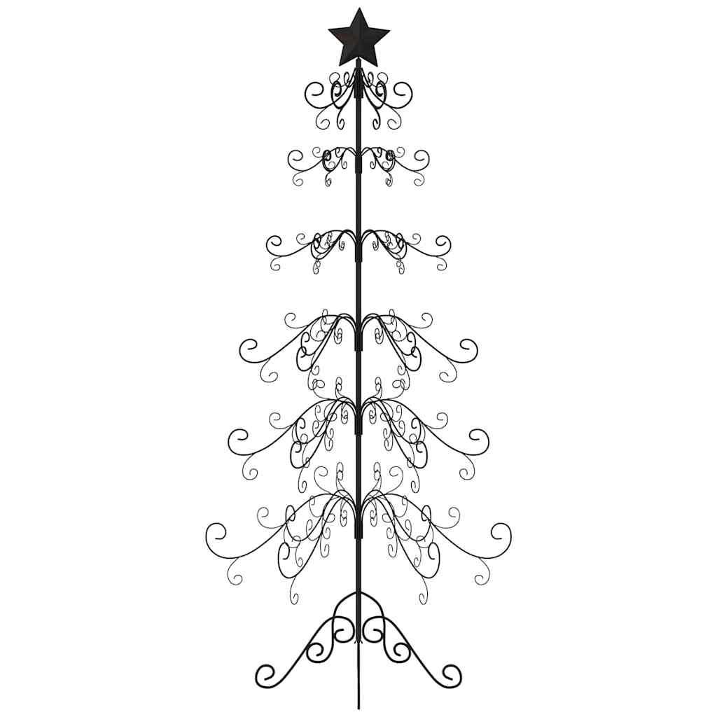 Prolenta Premium - Sapin de noel en bois Paul-Louis-René Noir 65 X 65 cm - P87209N - Image 3