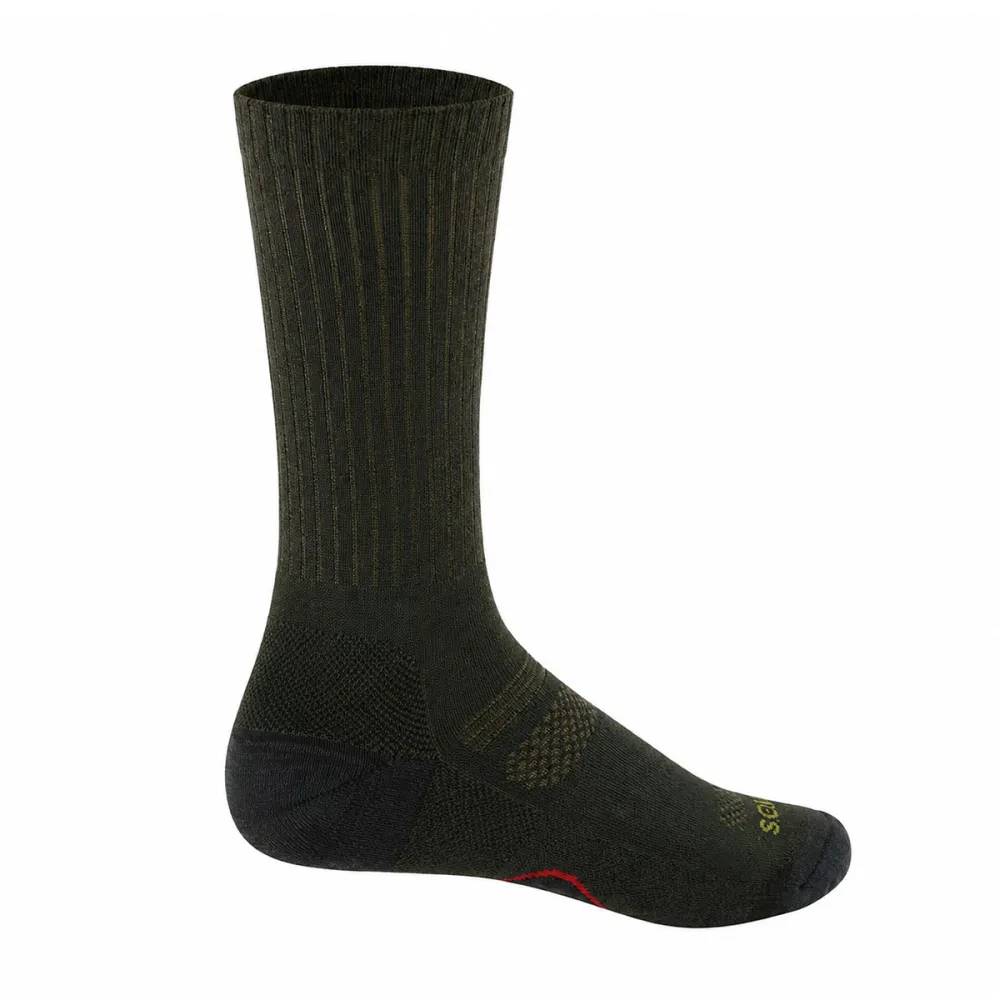 Chaussettes mérino anti-tiques kaki 65% laine SILTAX AG+ - Image 2