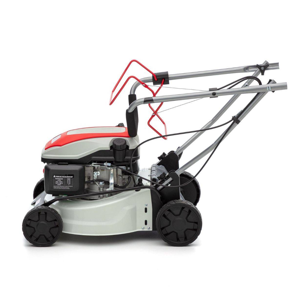 Ikra - Tondeuse à gazon thermique Autotractée 1000m2 - 3,5CV 145Cm3 Coupe 41.8cm Mulching Moteur 4T Bac 40L IKRA - Image 2