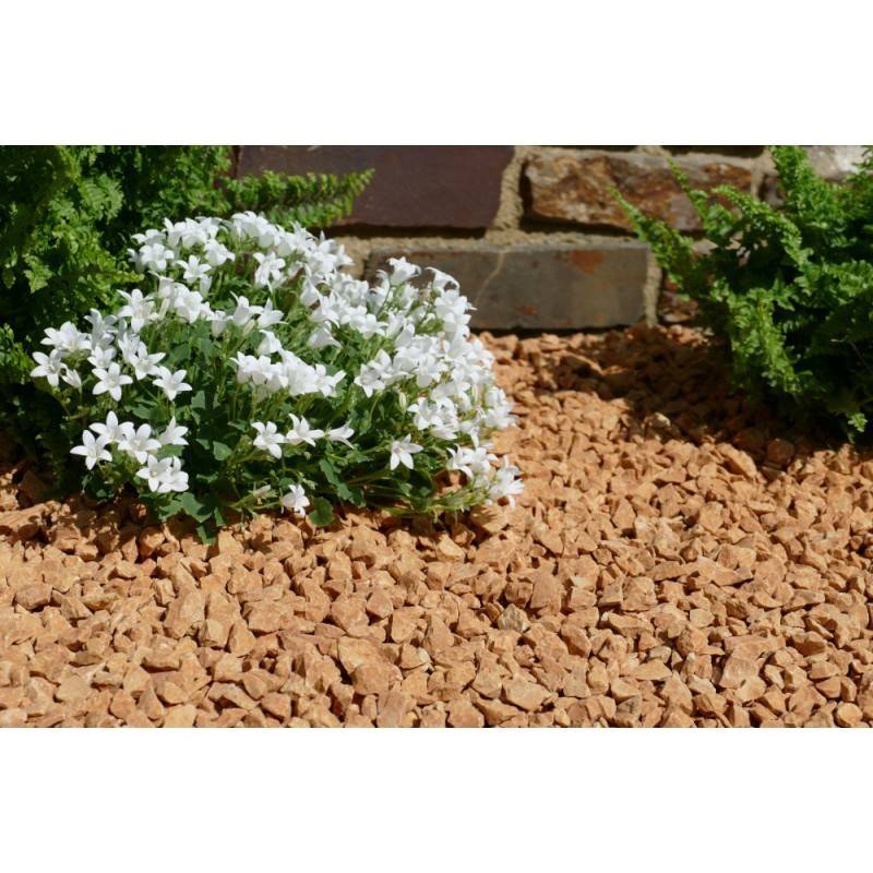 Gravier Jaune Saumon 10-15 Pack de 20 M² - 40 sacs - 800 kg - Image 1