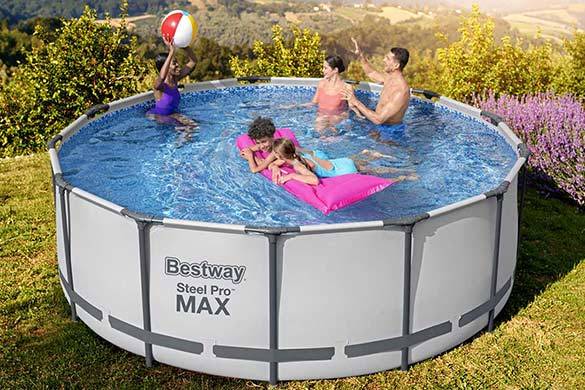 Bestway - Piscine tubulaire Steel Pro Max ronde 3,96 x 1,22 m - Bestway - Image 9