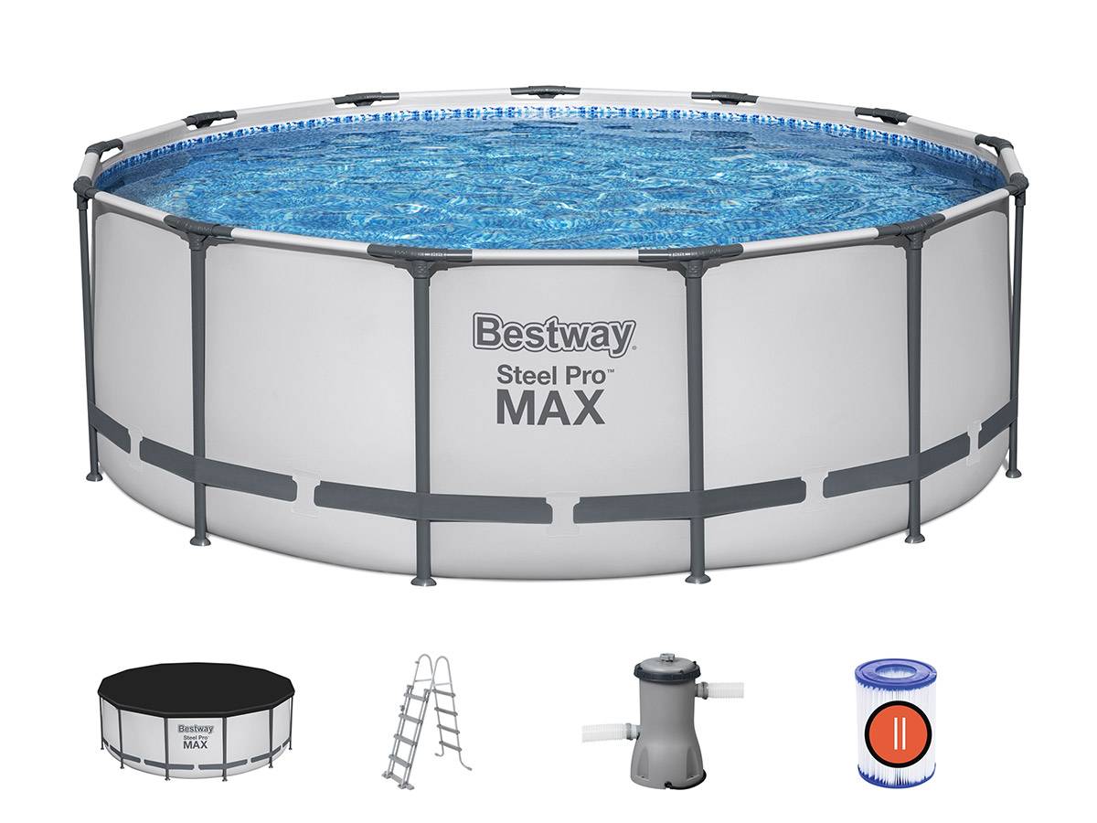 Bestway - Piscine tubulaire Steel Pro Max ronde 3,96 x 1,22 m - Bestway - Image 5