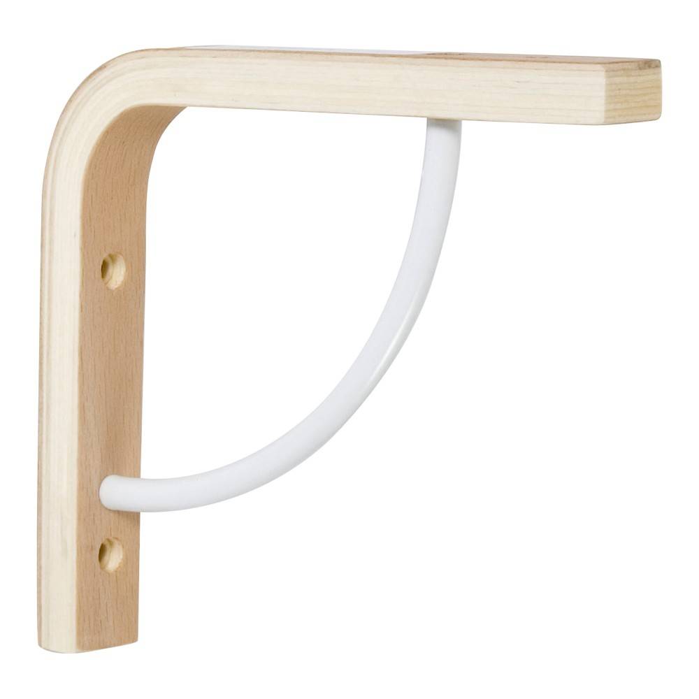 Centrale Brico - Equerre Multi + bois brut naturel, H.13 x P.15 cm - Image 1