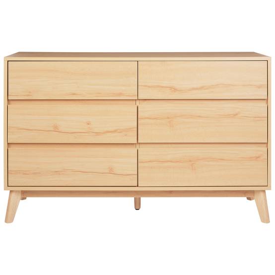 Beliani - Commode Panneau de particules de bois Marron clair SARDIS - 120x40x75- Beliani - Image 5