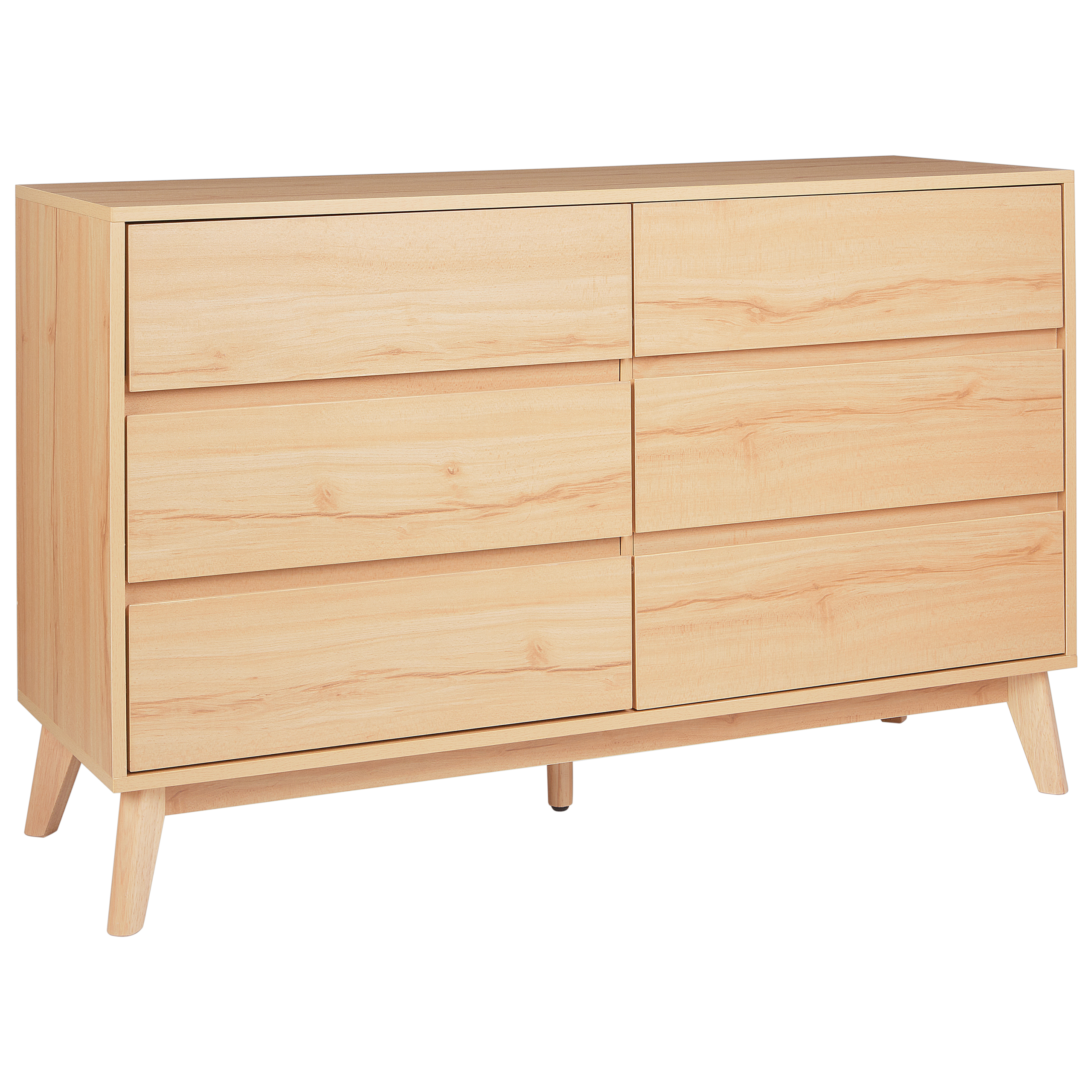 Beliani - Commode Panneau de particules de bois Marron clair SARDIS - 120x40x75- Beliani - Image 2