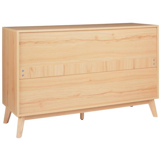 Beliani - Commode Panneau de particules de bois Marron clair SARDIS - 120x40x75- Beliani - Image 6