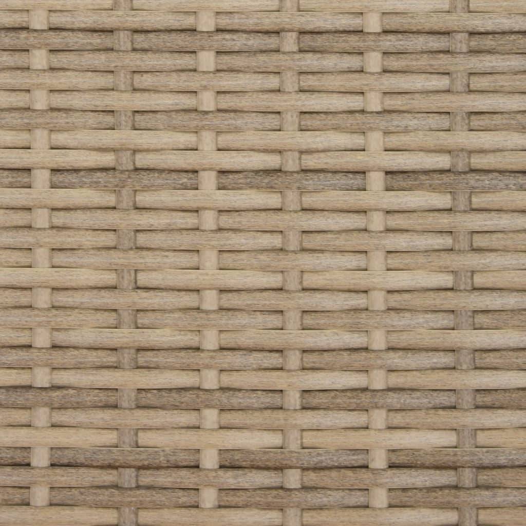 Maison Chic - Bain de soleil - Transat - Chaise longue avec coussins beige résine tressée - MEUBLE PRO-JU6474 - Image 8