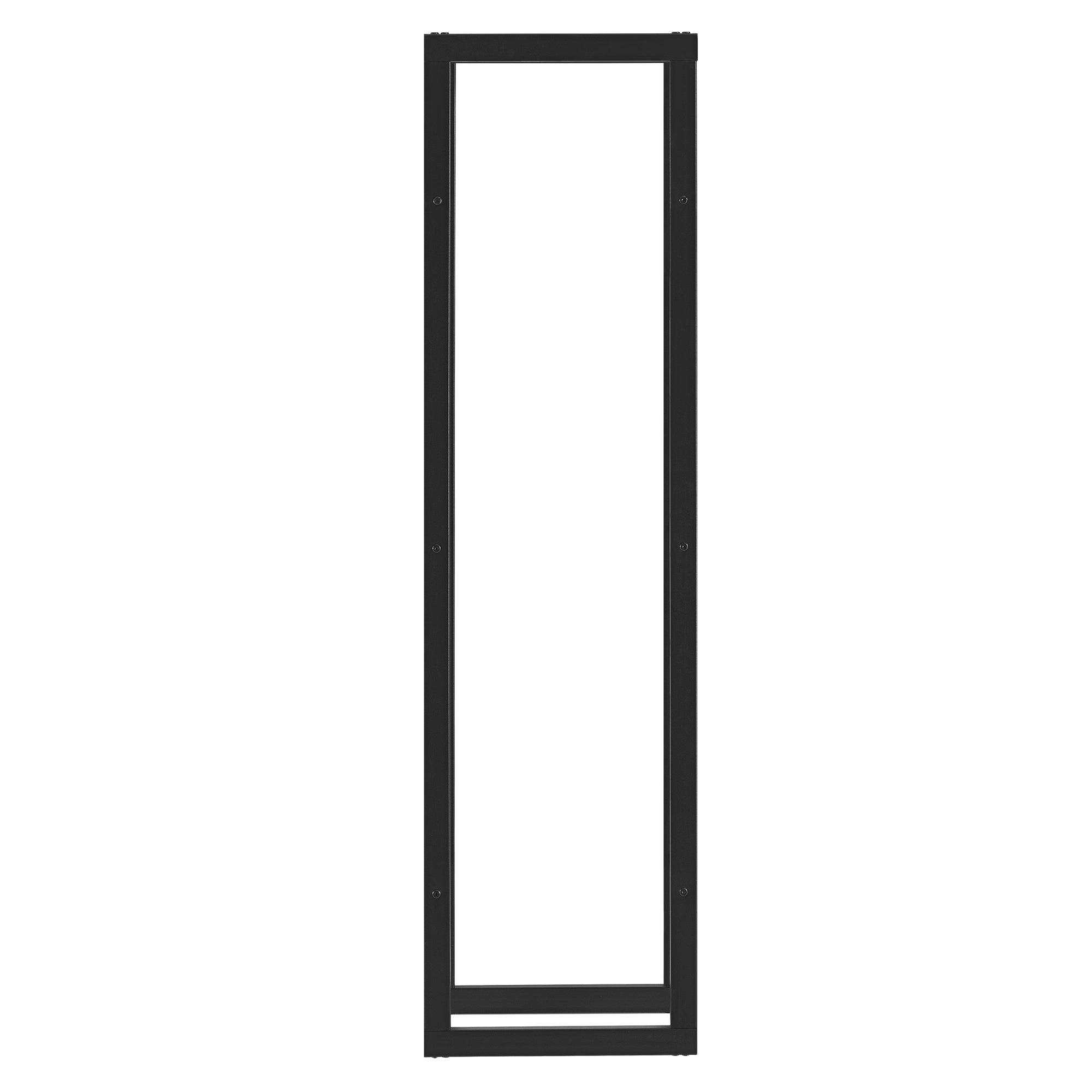 Helloshop26 - Porte-bûches robuste range-bûches solide support pour bois de chauffage rangement efficace pour intérieur extérieur acier laqué 40 x 150 x 25 cm noir - Image 2