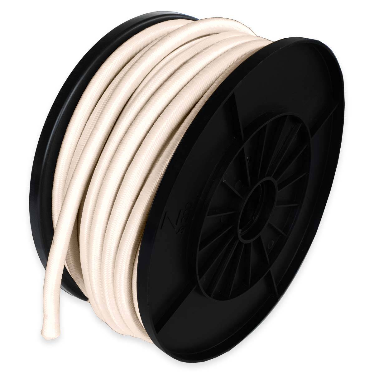 Sandow élastique Ivoire 25 mètres 9SW - Qualité PRO - Tendeur pour bâche de diamètre 9 mm TECPLAST - Image 1