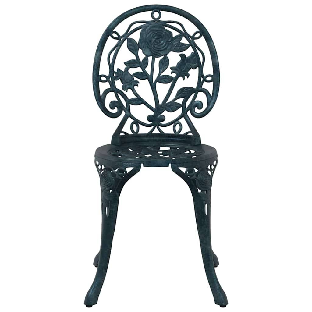 Vidaxl - Ensemble bistro de jardin 3 pcs-Salons de jardin Vert Aluminium 256697 - Image 7