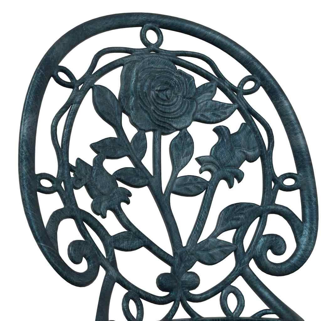 Vidaxl - Ensemble bistro de jardin 3 pcs-Salons de jardin Vert Aluminium 256697 - Image 9