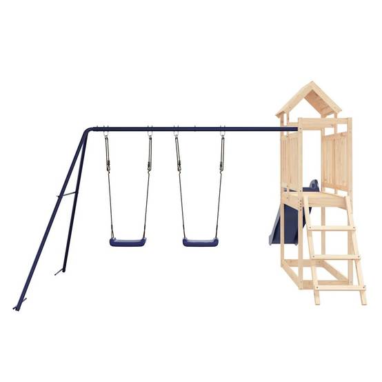 Aire de jeux d'extérieur - Jeu Plein air enfant bois de pin massif-JU1490 - Image 7