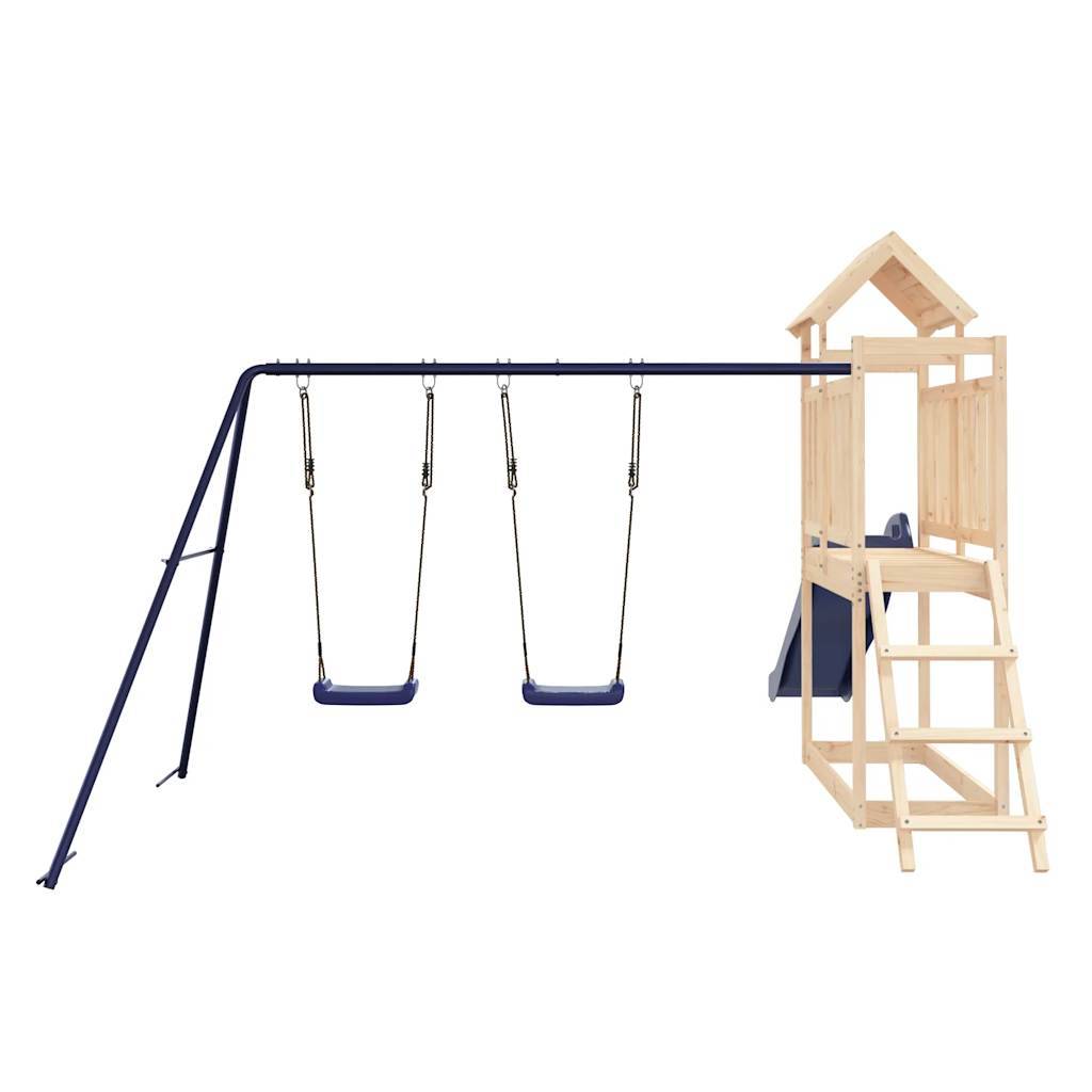 Aire de jeux d'extérieur - Jeu Plein air enfant bois de pin massif-JU1490 - Image 7