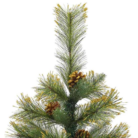 Sapin de Noël | Arbre de Noël artificiel avec branches pliables et cônes 150 cm Maison Chic - Image 6