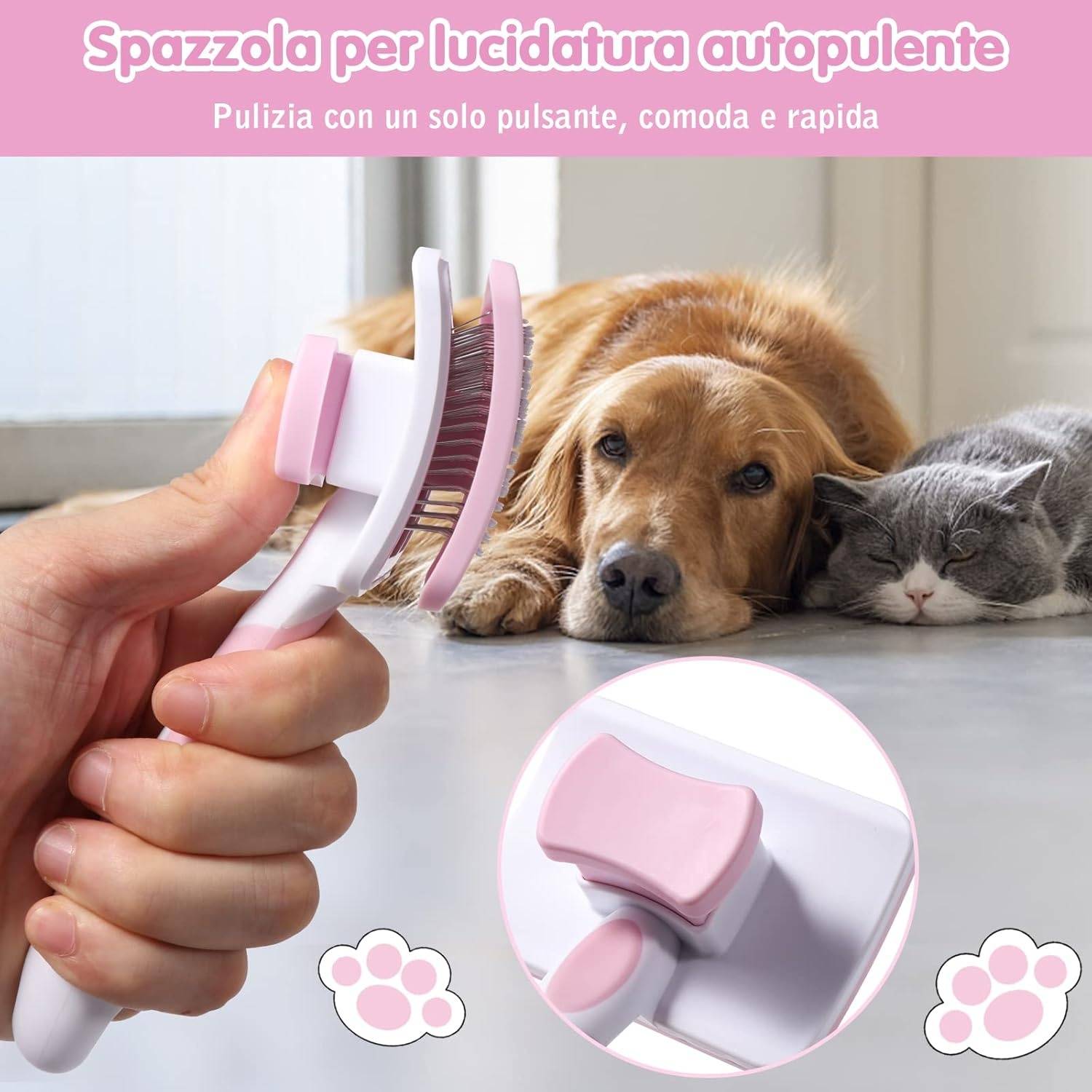Brosse à Nettoyage pour Animaux (Long/Court Poil)- IntiMeg - Image 3