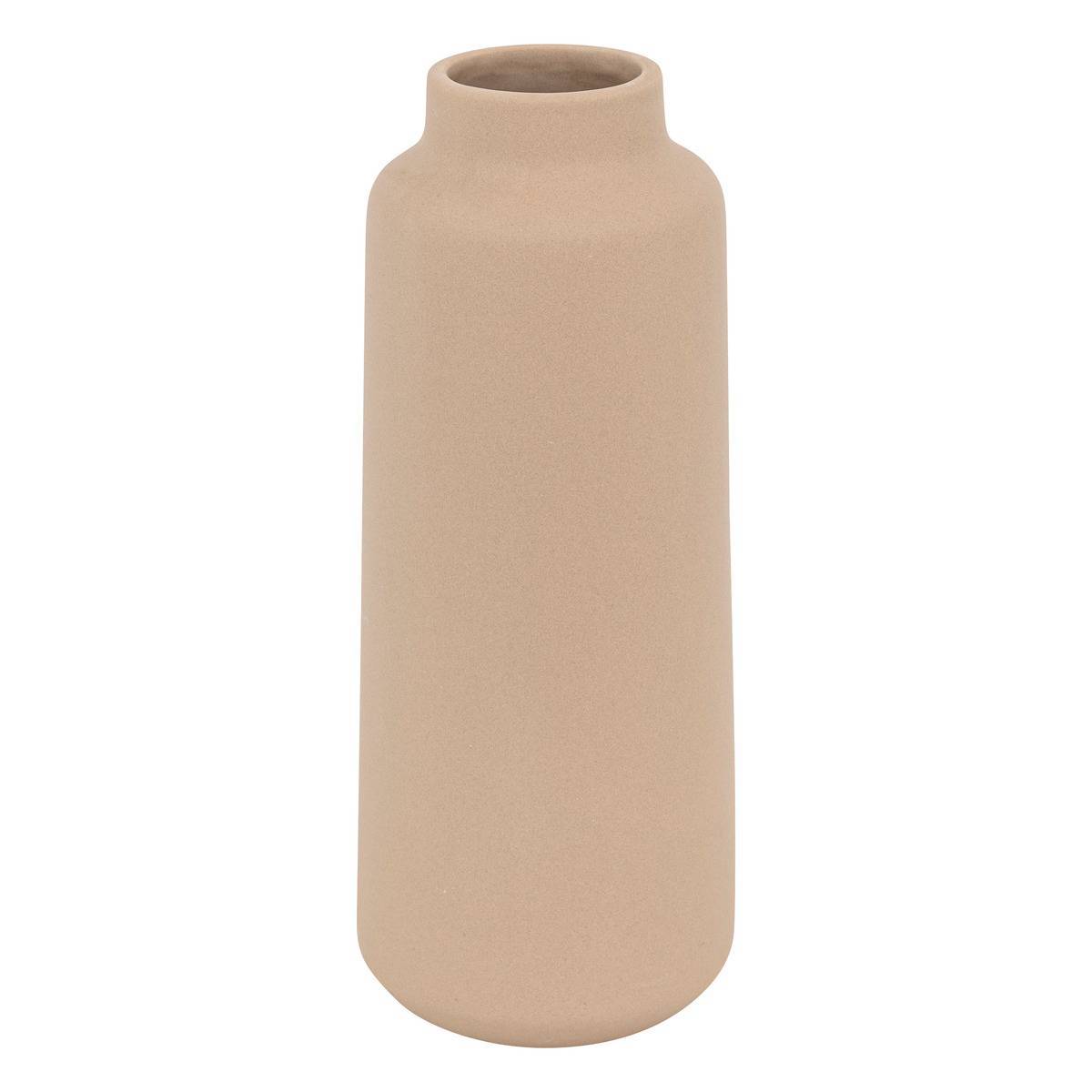 Atmosphera - Vase céramique Rily rose clair H30cm - Atmosphera Créateur d'intérieur - Image 2