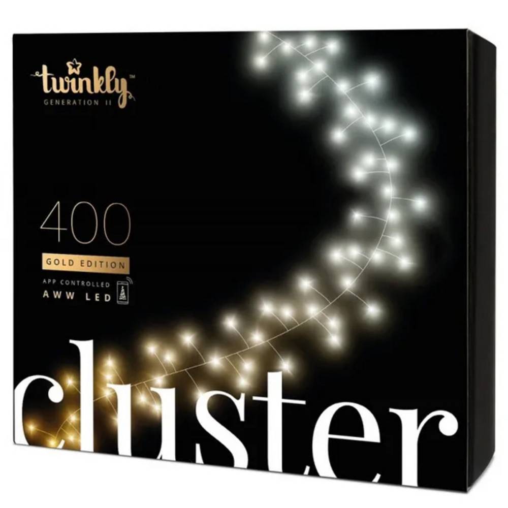 Guirlande connectéee IP44 6m 400 LEDS blanc chaud froid TWINKLY CLUSTER - Image 4