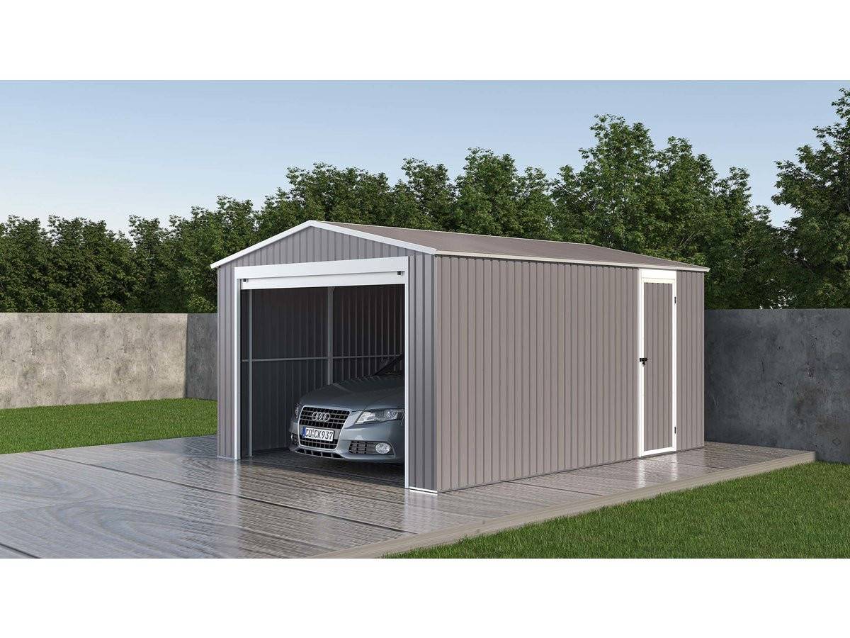 Habitat Et Jardin - Garage Métal "nevada" Avec Porte Roulante - 15,61m² -habitat Et Jardin - Image 3