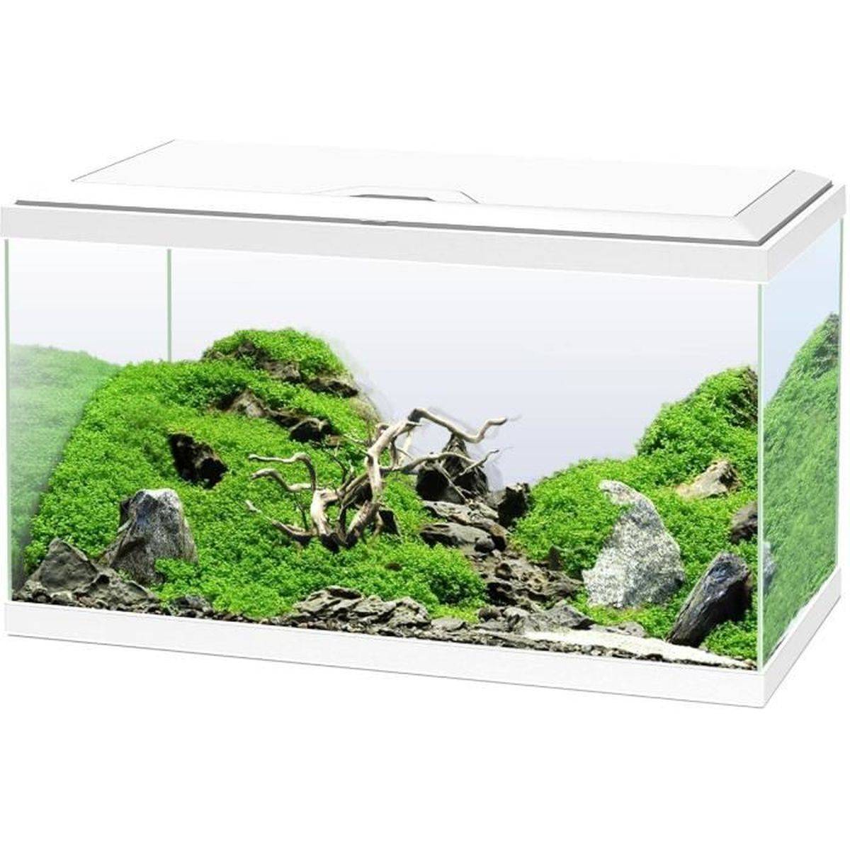 Ciano - Kit aquarium blanc 58 L CIANO Emotions Pro 60, filtre interne CF80, éclairage LED CLA60, chauffage 50 W - Image 1