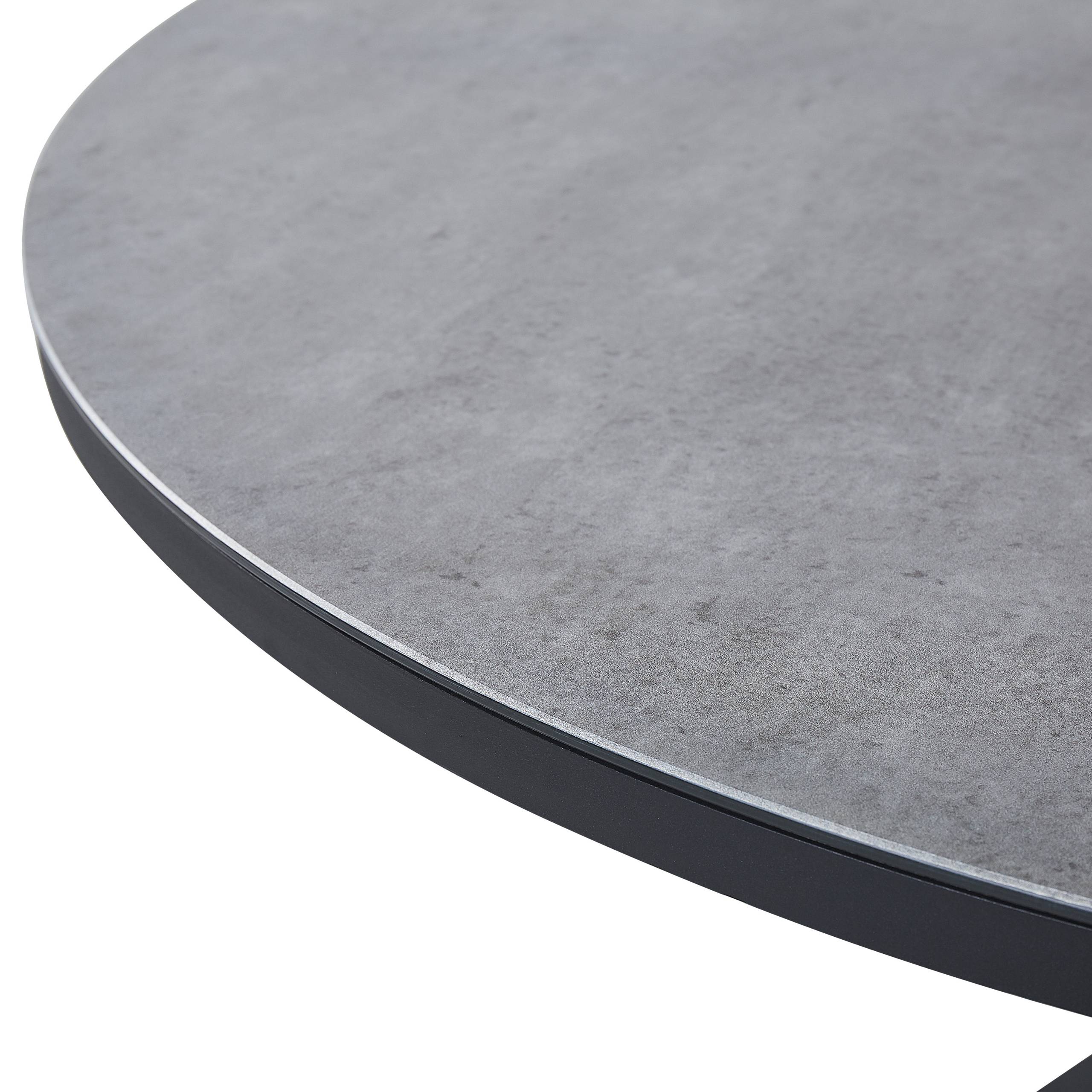 Beliani - Set de salle à manger, 4 Personnes Aluminium Gris MALETTO/GROSSETO - Beliani - Image 6