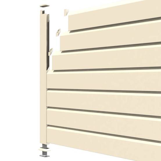 Closea - Kit cloture - Lame 16cm - PVC Beige - LG: 6m x H: 1m44 Closea - Image 3