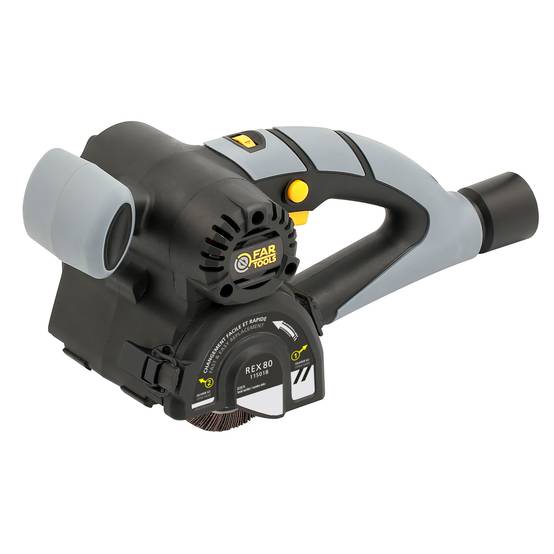 Rénovateur compact 420W brosse à lamelles abrasives Ø80mm FARTOOLS - Image 1