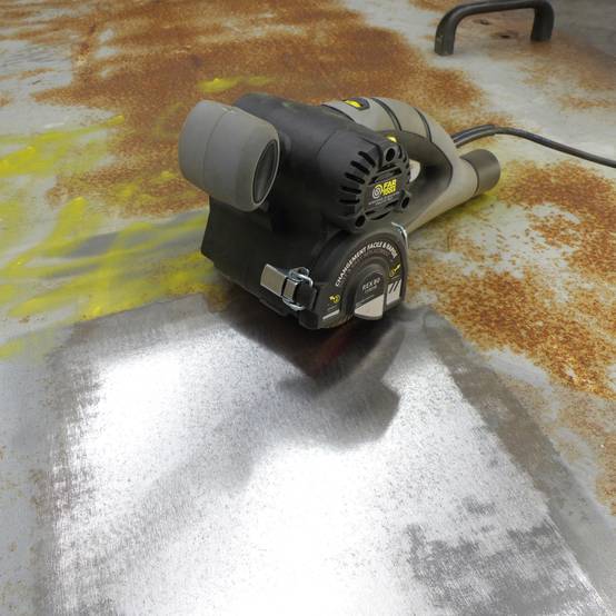 Rénovateur compact 420W brosse à lamelles abrasives Ø80mm FARTOOLS - Image 2